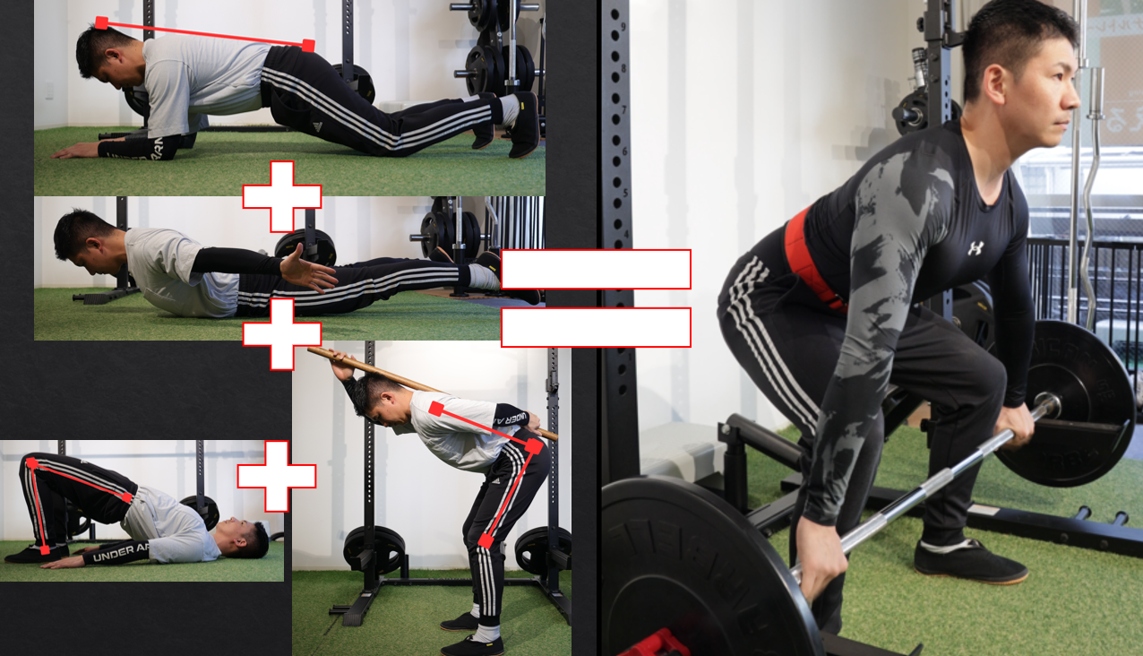 体幹トレーニングからデッドリフトへのつながり